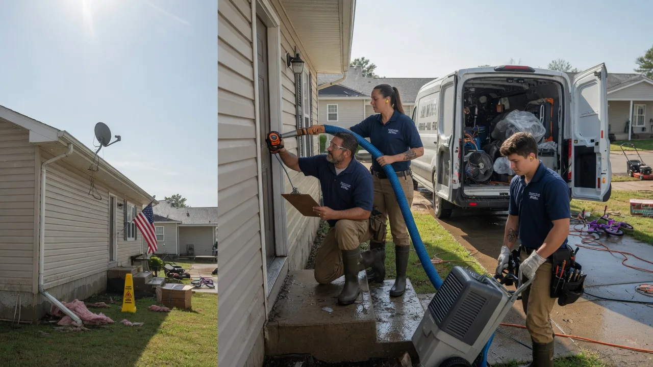 Ceiling Water Damage Restoration in Spiritwood, ND near me